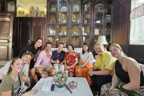 Inside a 100-year-old house