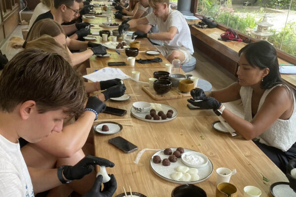 Making Japanese mochi